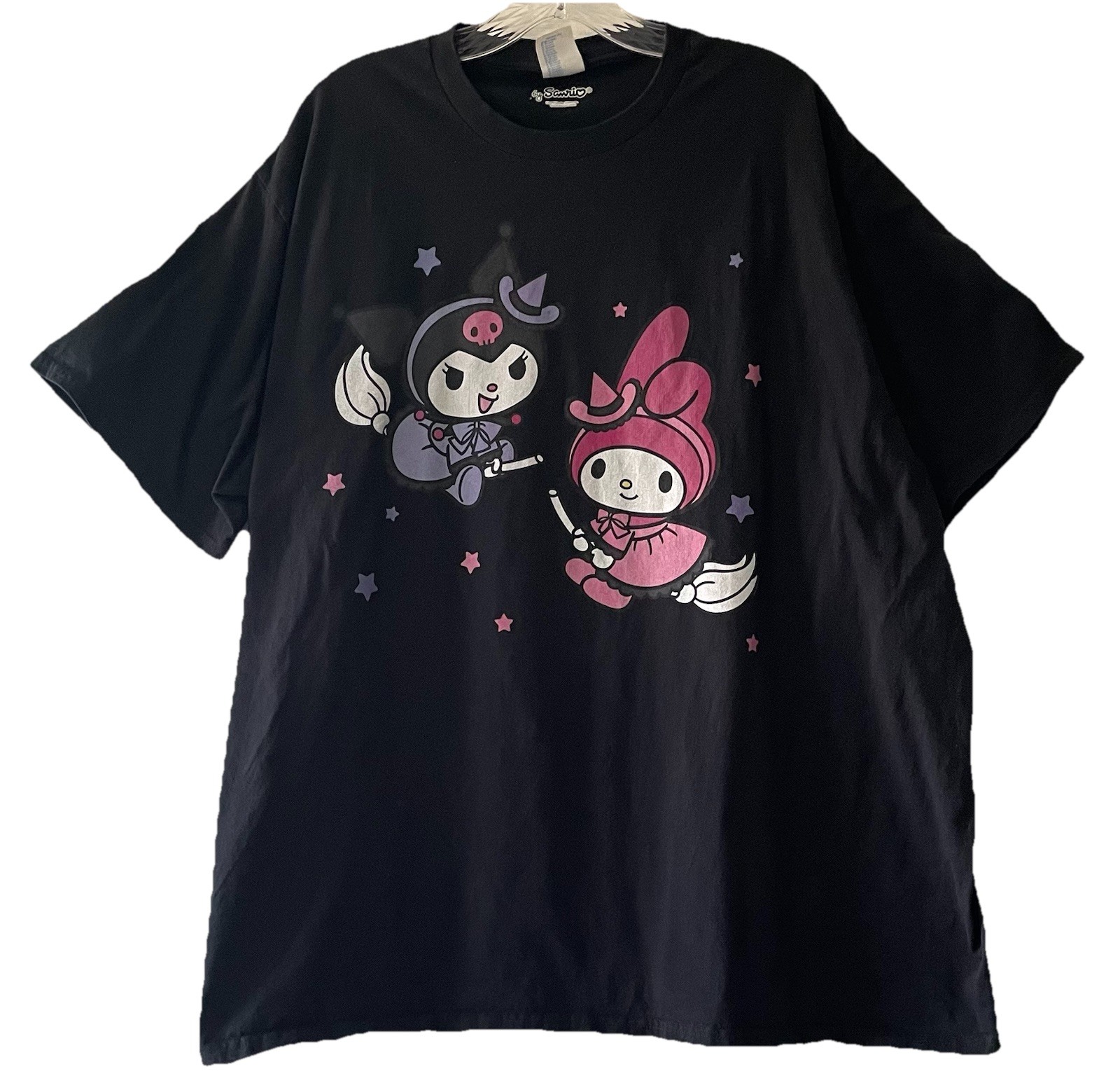 Sanrio My Melody Kuromi Women’s Plus Size 3X Black Pink Hello Kitty Shirt Top