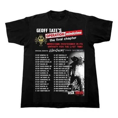 Geoff Tate's Operation Mindcrime The Final Chapter T Shirt  Size S-5XL AM1065