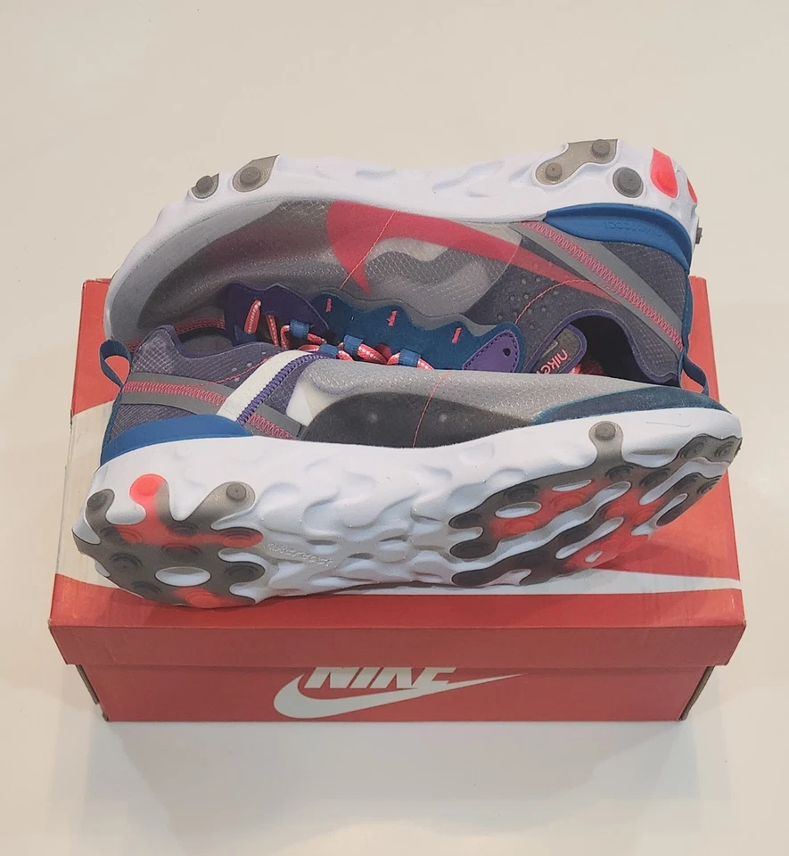 Nike React Element 87 Red Orbit| Brand New In The Original Box|Size 14 - Image 2 of 4