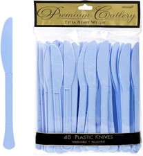 Premium Heavy Weight Plastic Knives - Pack of 48