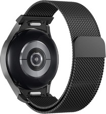 One Click Magnetic Band for Samsung Galaxy Watch 7 6 5 4 40mm 44mm, Black