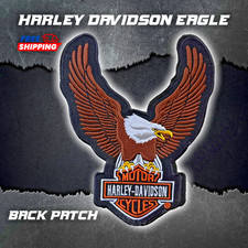 Harley-Davidson Brown Up-Wing Eagle Patch 