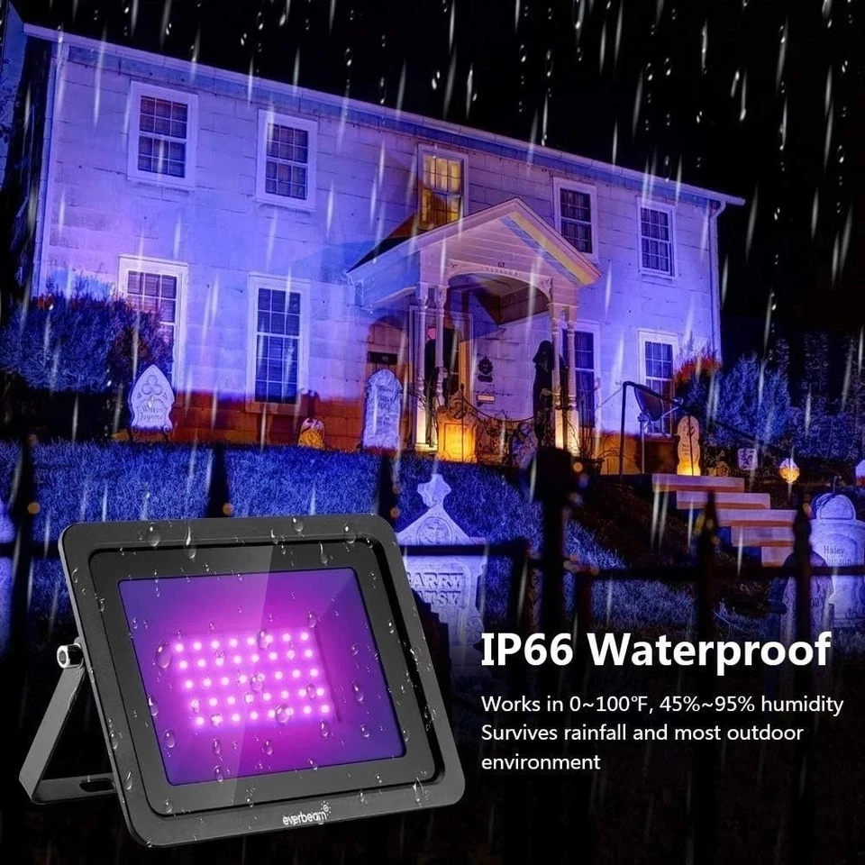 High Performance 365nm UV LED Black Light -  Waterproof - Image 3 of 4