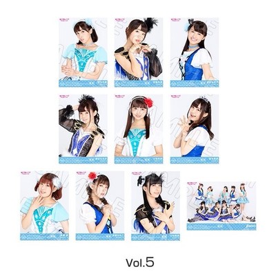 Love Live Sunshine Aqours Club 2018 Vol.5 Bromide Photo Set Water Blue New World