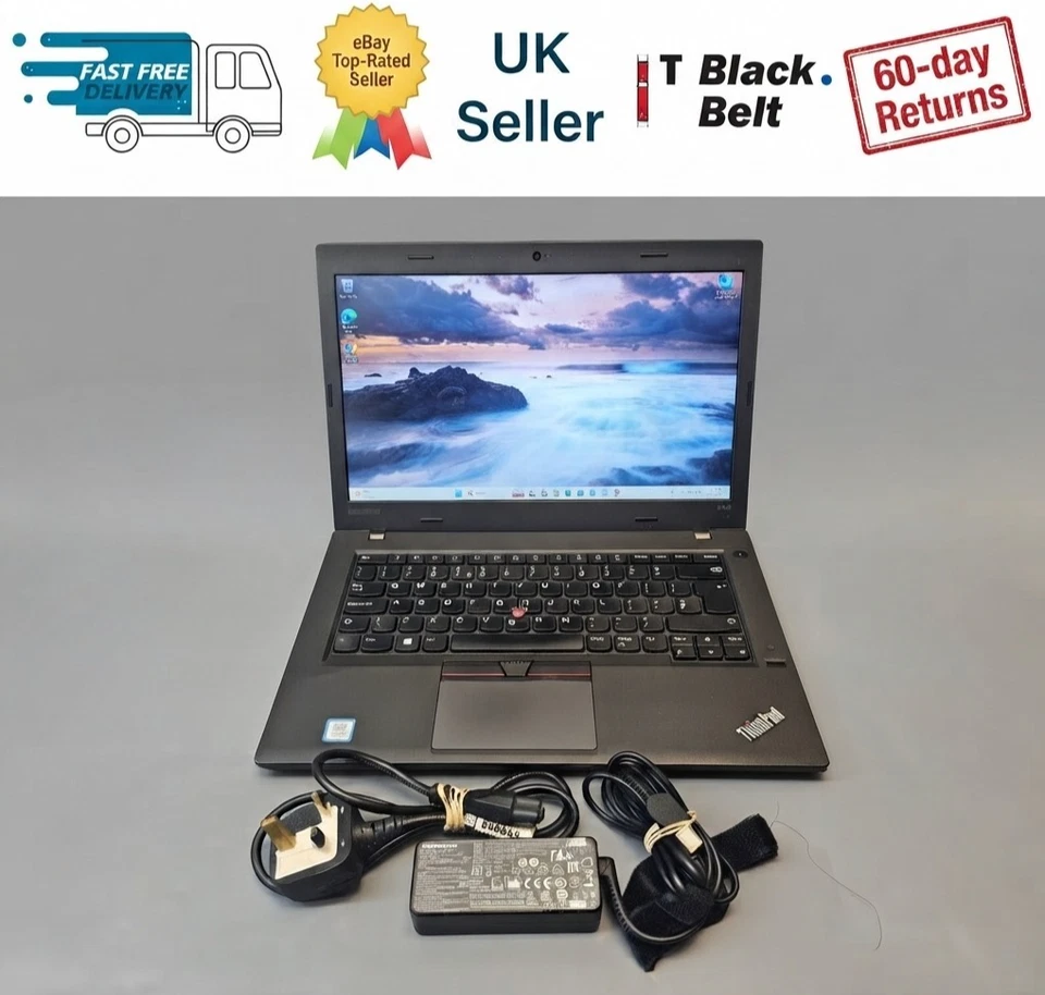 Lenovo ThinkPad L470 · i3-7100U · 4GB · 240GB, photo 1 of 5