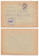 130399 - Feldpostbrief - 5.8.1944 nach H&uuml;lsen &uuml;ber Verden - ohne Inhalt