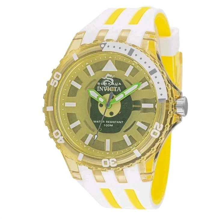 Reloj Invicta Subaqua Amarillo Translúcido