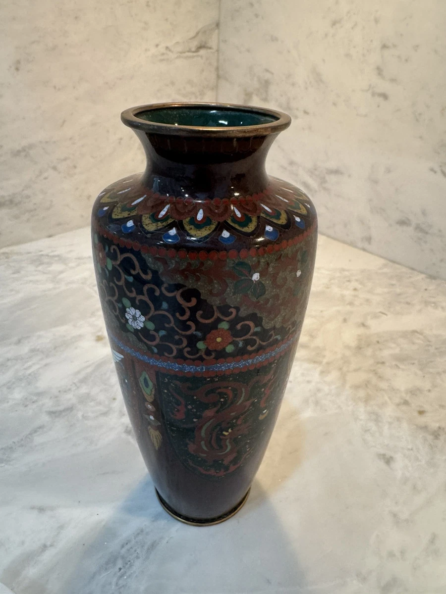 日本景泰蓝龙在日本古董花瓶| eBay