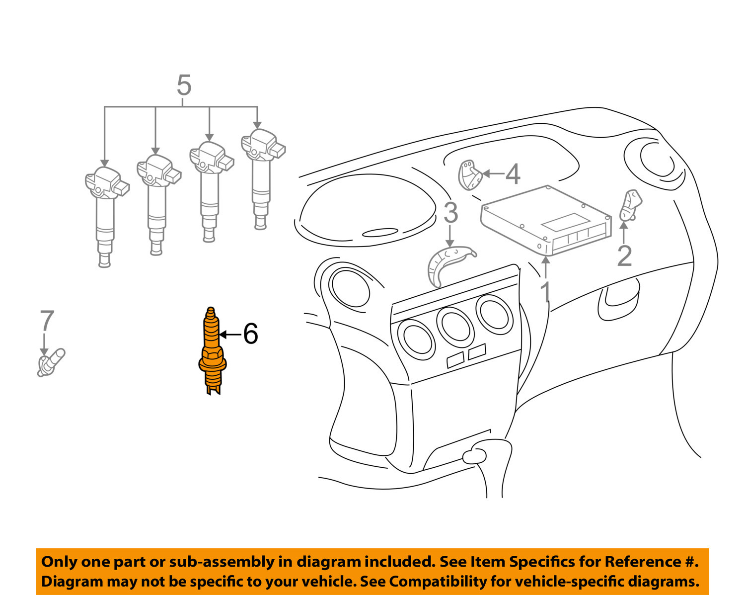 TOYOTA OEM Ignition-Spark Plug 9091901176
