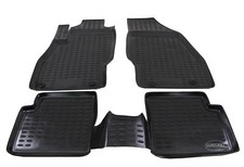 Tappetini Gomma Anteriori Per Opel Corsa E (2015-2020) Hatchback - Set 2 Pezzi, Antiscivolo, Facili Da Pulire, Colore Nero - 2