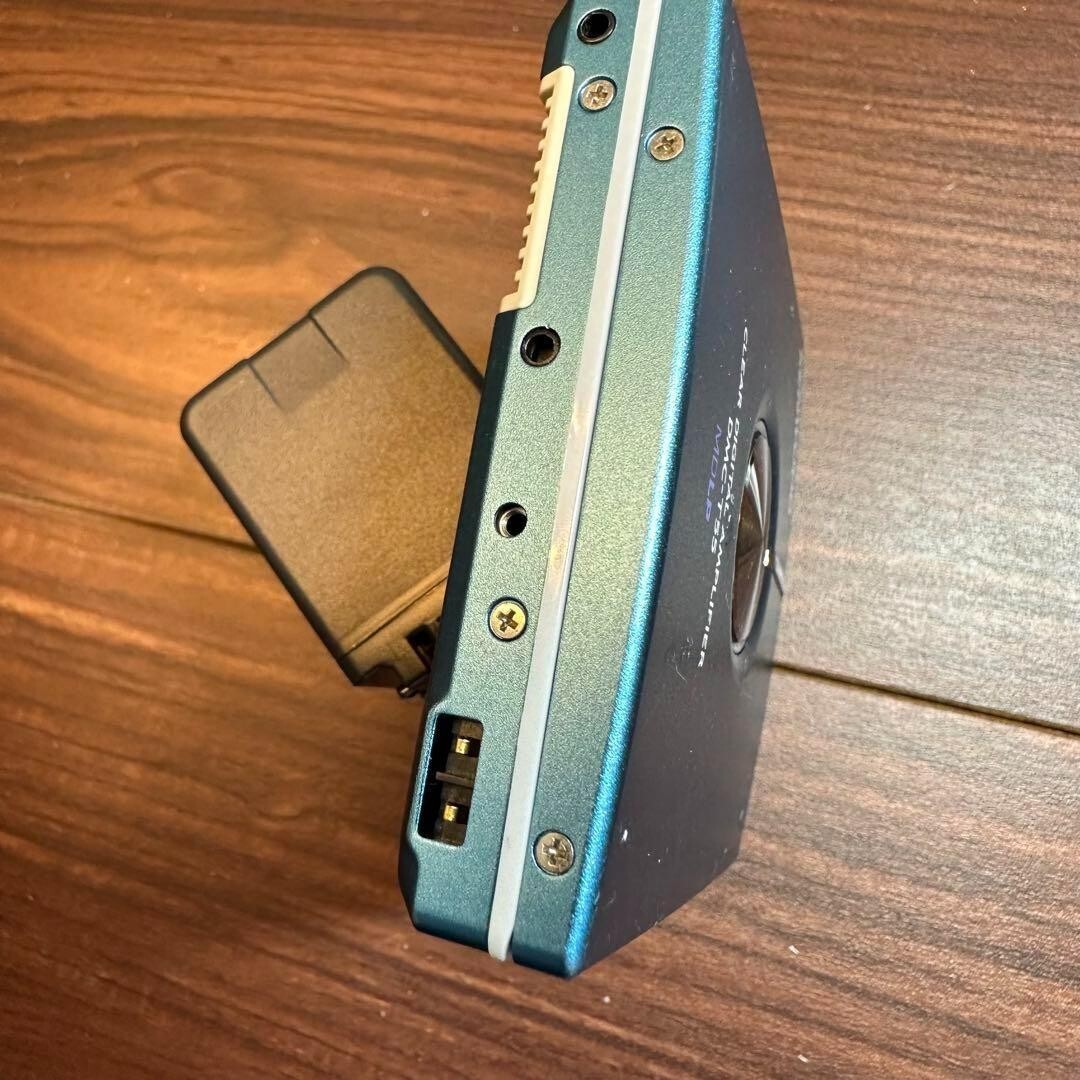 美品【完動品】 KENWOOD MDプレーヤー DMC-T55 ブルー KENWOOD DMC-T55 Portable MD Player Blue Good | eBay