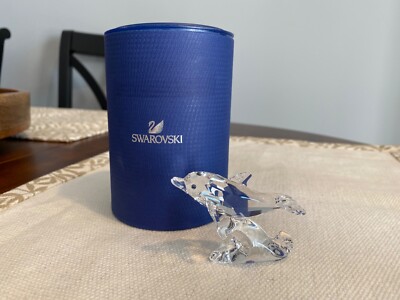 Swarovski Crystal Figurine - Baby Dolphin (#0678507 MIB) | eBay