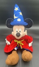 Disney Sorcerer Fantasia Mickey Mouse Plush 25  Stamped Limited Edition Signed