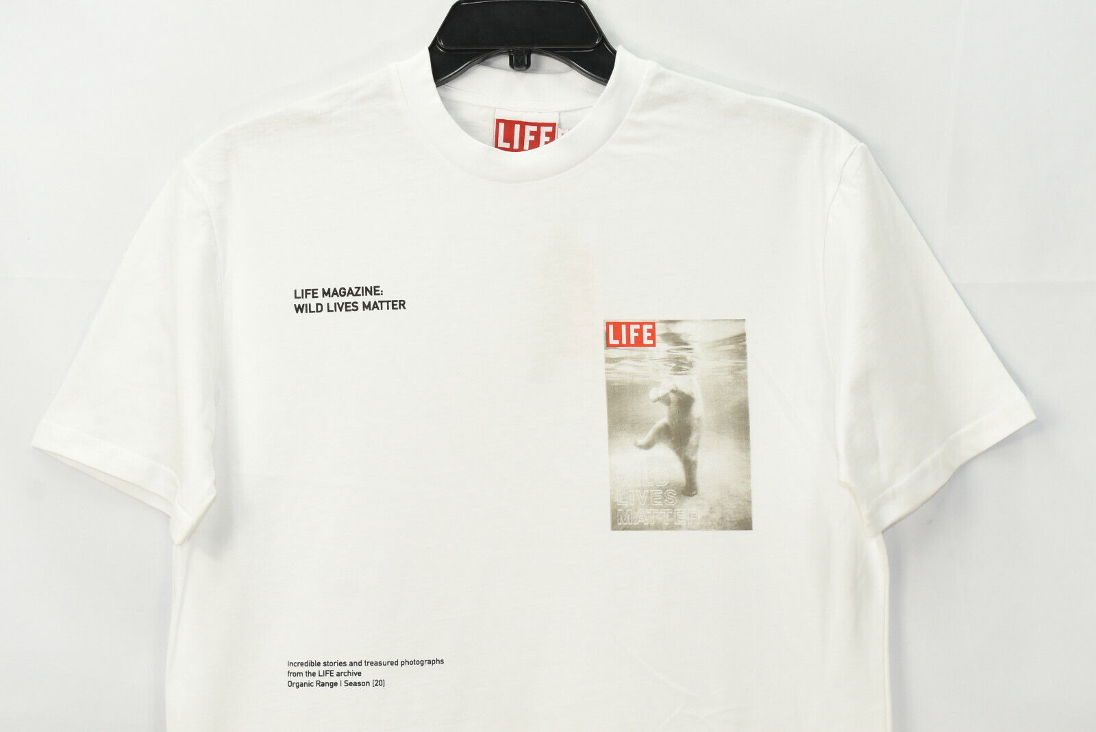 det er alt Solskoldning skære Topman Men&#039;s Oversize Life Magazine Polar Bear T-Shirt, White, Size  XL, $40, NwT | eBay