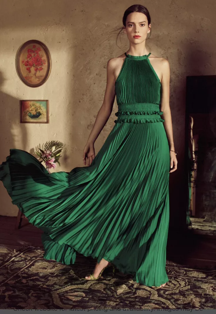 Bcbg green sale dress