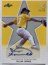 2020 LEAF PG NATIONAL SHOWCASE DILLON HAINES YELLOW AUTO 15/25