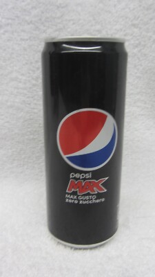 Italy PEPSI MAX Empty Can 2022 330ml Max Gusto Zero Zucchero Sugar