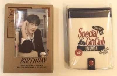 birthday card binder ENHYPEN JUNGWON Special Gift Club MINI PHOTO CARD BINDER Photocard