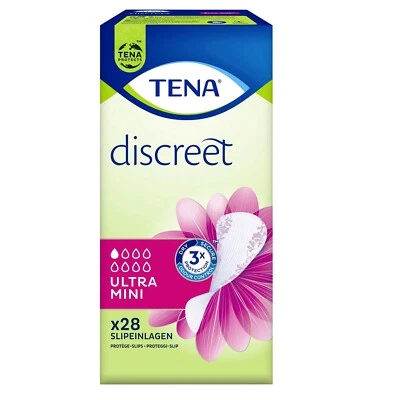Tena Discreet Protectores Diarios 1x 28 Pieza Incontinencia Ultra Mini 3 Veces - Imagen 1 de 4