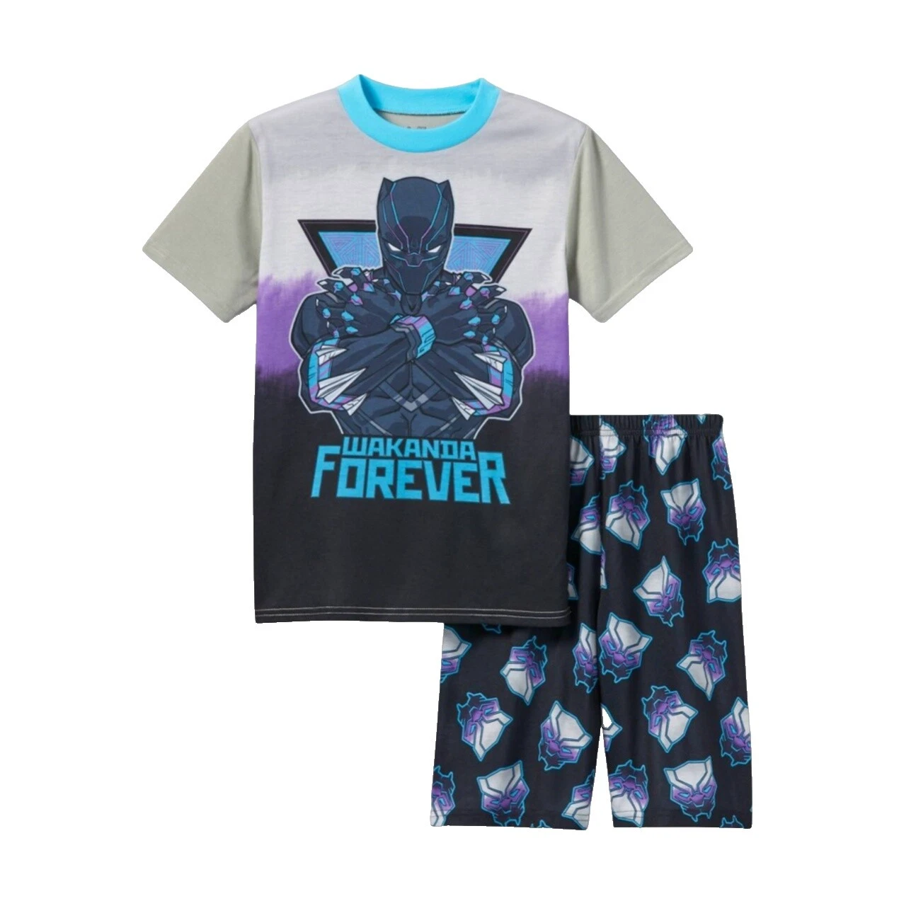 Marvel Black Polyester Sleepwear for Boys
