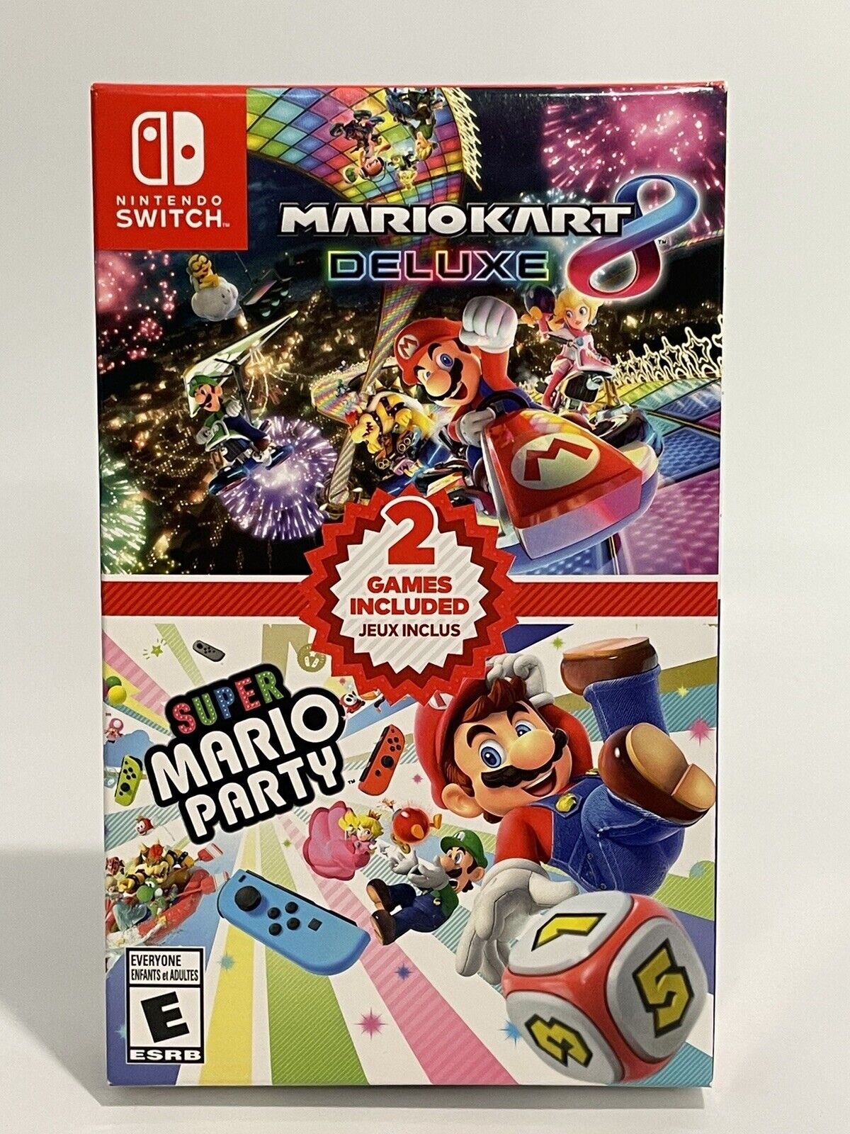 Mario Kart 8 Deluxe + Super Mario Party (Switch, 2020) for sale