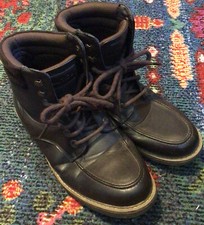 Nautica Bulward Smooth Lace Up Ankle Boots Men's Size 9 Great Shape 