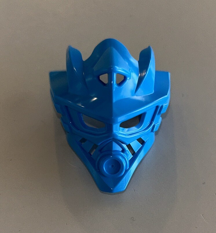 LEGO Bionicle Mask Of Water 19062 & Mask Of Fire Set - Dark Azure