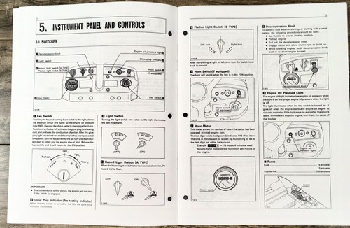 Kubota B4200 B4200D Tractor Operators Manual Owners Book Maintenance 4200  - 第 3/6 張圖片