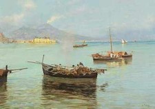 Insegna Metallo Pratella Attilio Porto Di Napoli Coppia A4 12x8 Alluminio