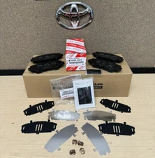 OEM 2009-2019 TOYOTA COROLLA TCMC FRONT BRAKE PAD SET WITH SHIMS 04465-AZ314
