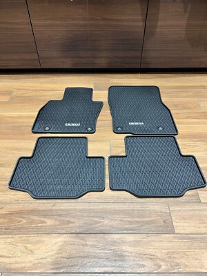 GENUINE MAZDA CX-70 2024 Black Rubber All Weather Floor Mats (KR9D-V0-350)