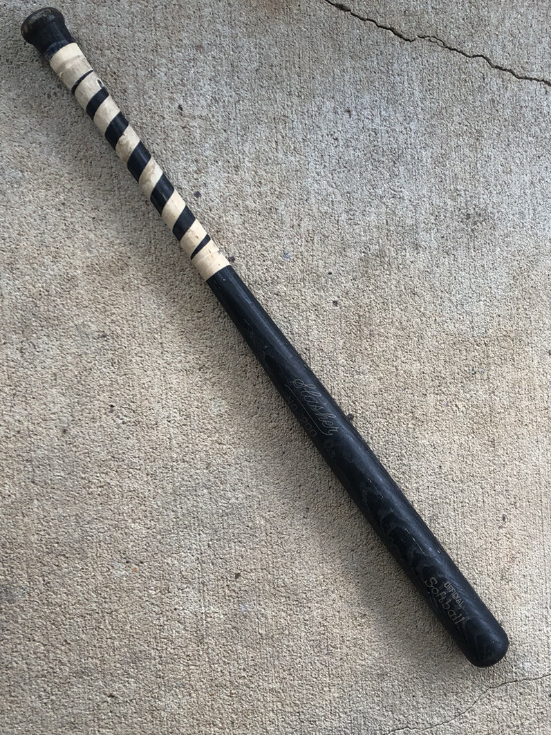 Crossed Wooden Baseball Bats