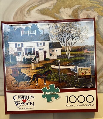 Buffalo Games - Charles Wysocki - Birch Point Cove - 1000 Piece Jigsaw Puzzle