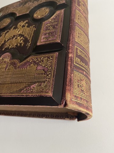 Helier Schrift Holy Writing German With Metal Clasps And Illustration 1880s - Picture 11 of 24