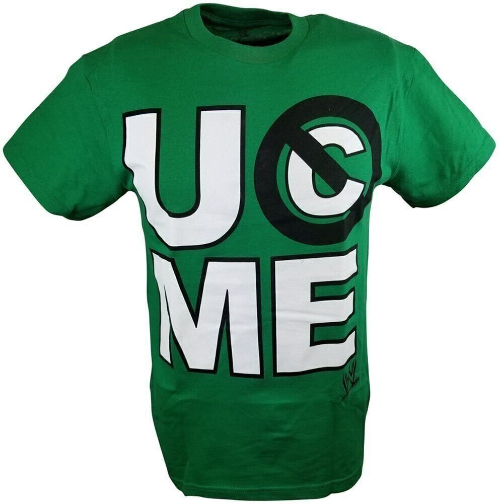 John Cena U Can't See Me Green WWE Mens T-shirt | eBay