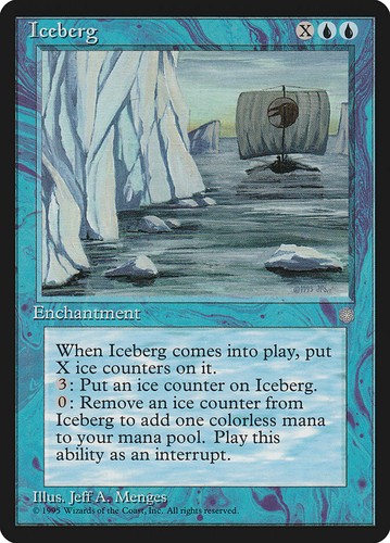 1995 MTG Magic the Gathering - Ice Age - Iceberg - NM | eBay