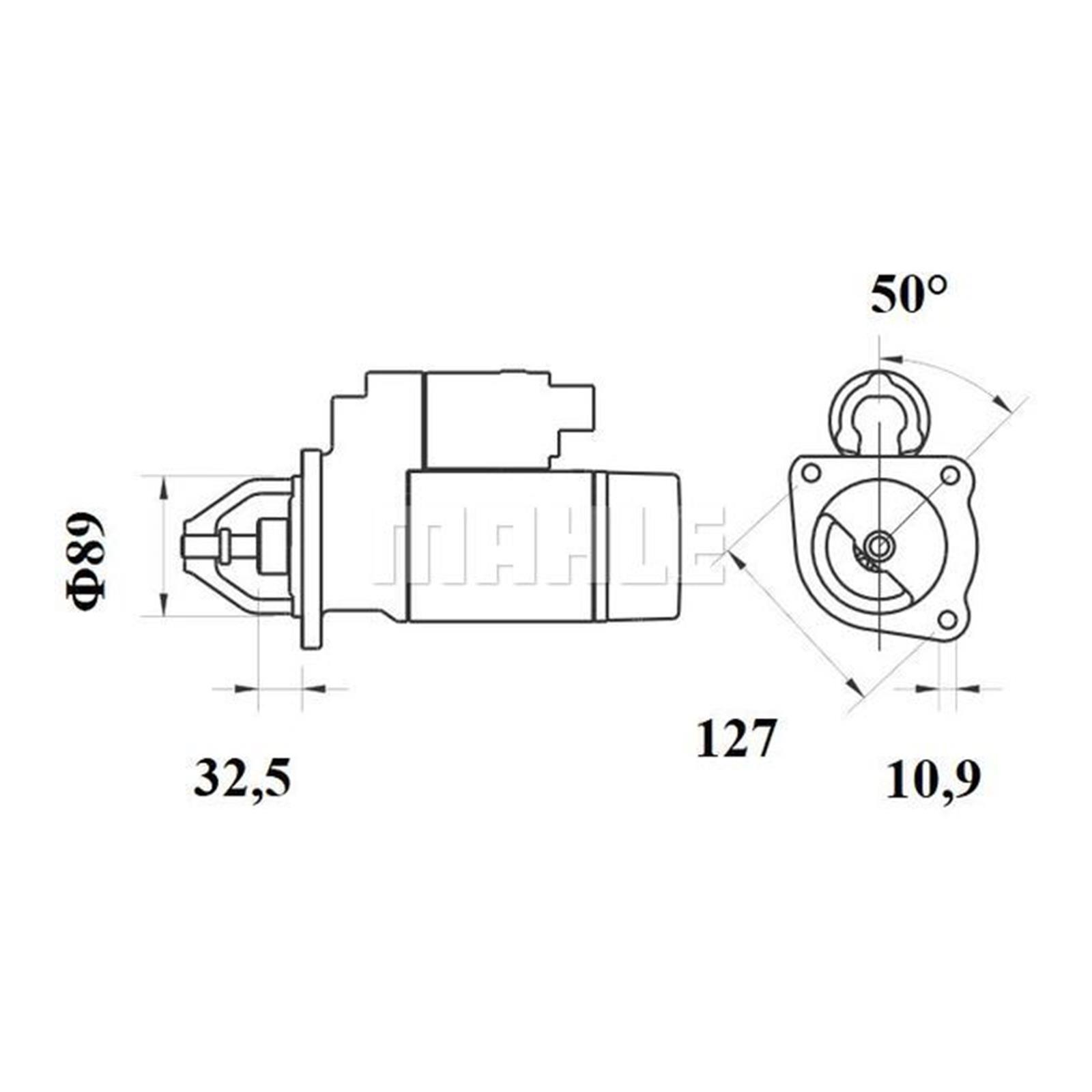 Genuine MAHLE Starter Motor MS 717 Top German Quality for sale 