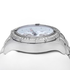 Breitling Super Avenger A13370 Auto 48mm Custom Dia Bezel White Dial Chrono w.P 5