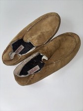 Women's OLUKAI Tan Nohea Nubuck Slipper Size 10 Shearling Sheepskin