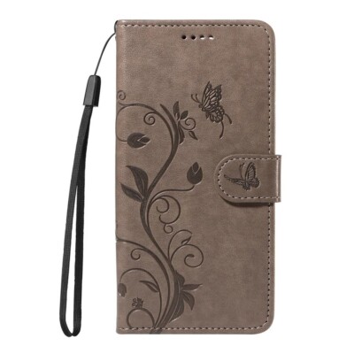 Butterfly Flip Wallet Case for Redmi Note 9 10 11 12 13 Pro Plus 4G 5G with Card