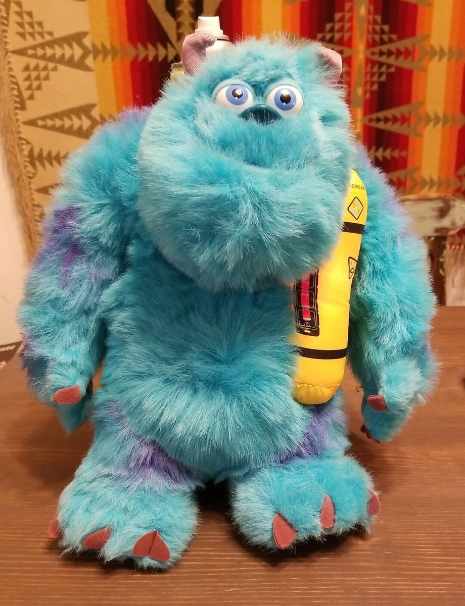 Disney Monsters Inc Talking Glowing Bedtime Sulley Plush Sully Night Light  Up