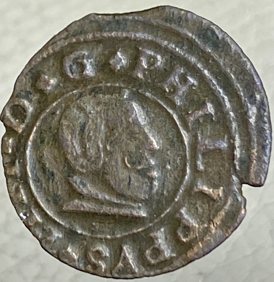 1663 Coin Spanish Empire 16 Maravedis King Philip IV 360 Years Old Nice ...