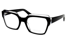 WOMENS JOYSTAR CHARLIZE 02 EYEGLASSES (BLACK - CRYSTAL)