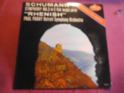 Schumann  Detroit Symp. Orch. Paray  (3815) Symph. No. 3 In E-flat Major OP 97 R