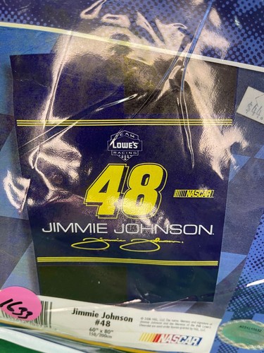 NASCAR Jimmie Johnson #48 60" x 80" Soft Plush Throw Blanket NWT - Picture 2 of 3