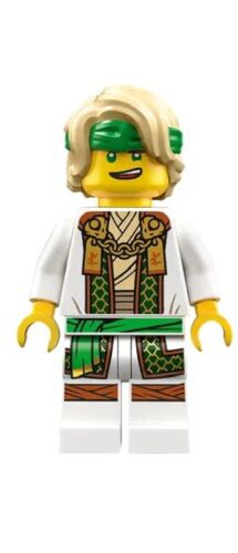 Lego Ninjago Dragons Rising Master Lloyd Minifigure & Weapon - New 71805