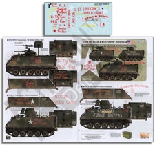 Echelon Fine Details Decals for 1/35 1/5th Inf M113s & M132 "ZIPPO" in Vietnam