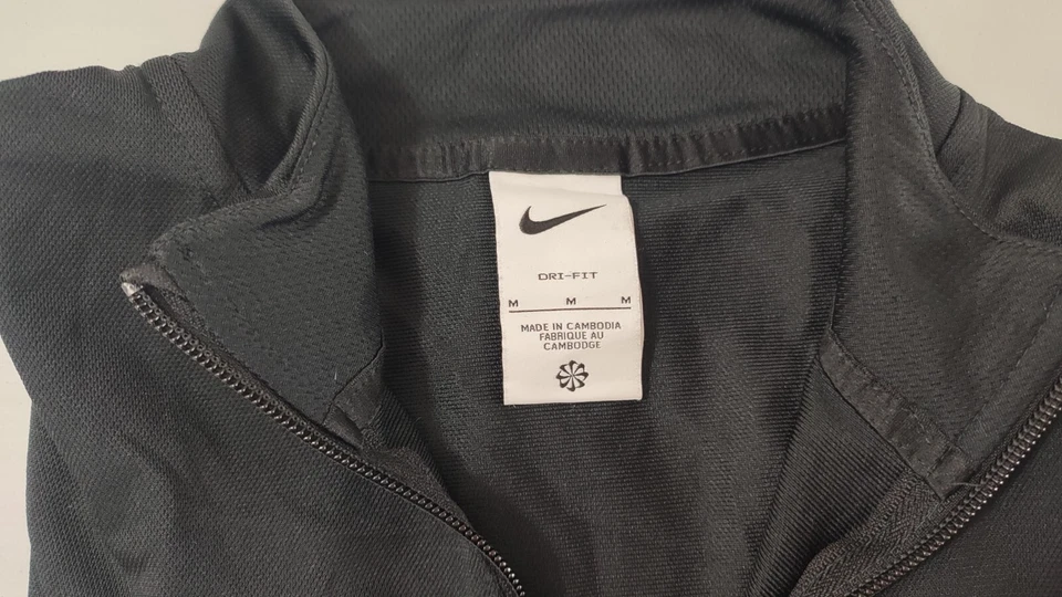 Vêtement Homme Veste coupe vent noir Nike dri-fit dri fit taille M #Retrostreet - Photo 4/4