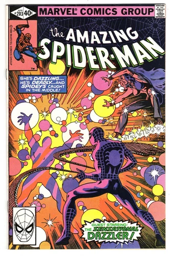 Amazing Spider-Man #203 Near Mint Minus 9.2 Dazzler Lightmaster 1980