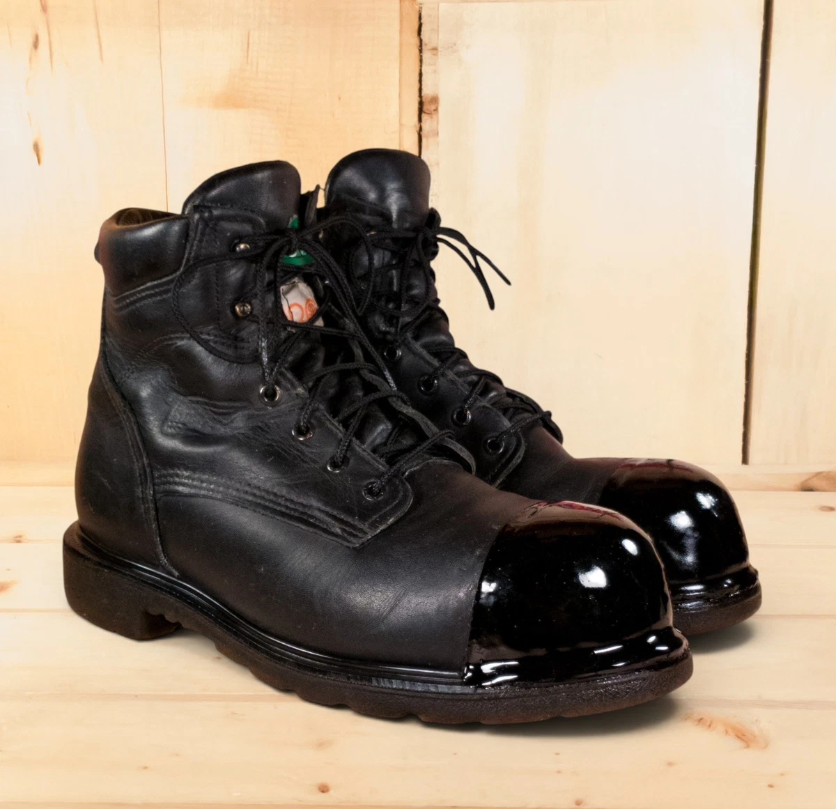 Red Wing Shoes - Men\'s Black Waterproof Steel Toe Work Boot - Size 8 D. Unopened 4217 - Red Wing Men main image 4